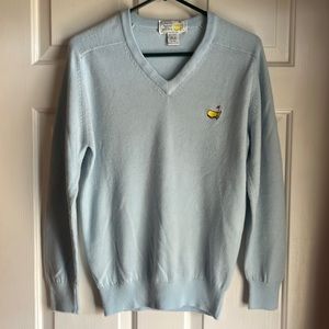 Masters v-neck light blue sweater Men’s Medium
